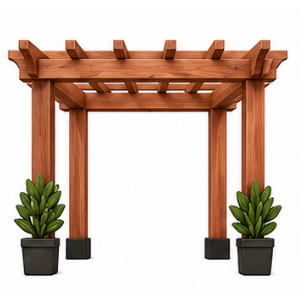 Gazebo and pergola cedar shingle cladding icon